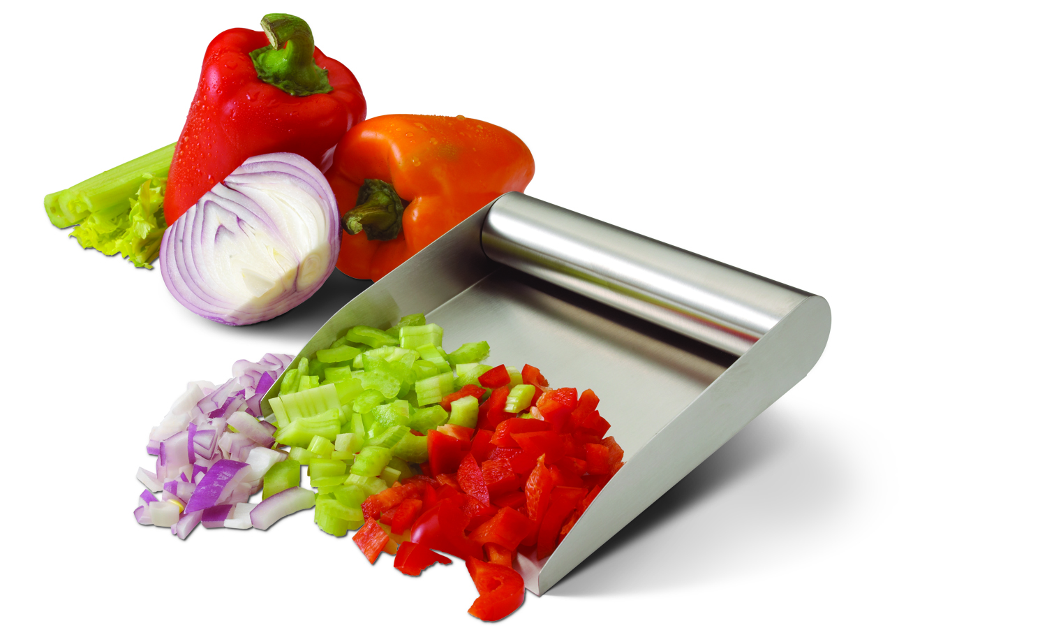 PrepTaxi food scoop - Stainless Steel - Food Preparation – Ergonomic